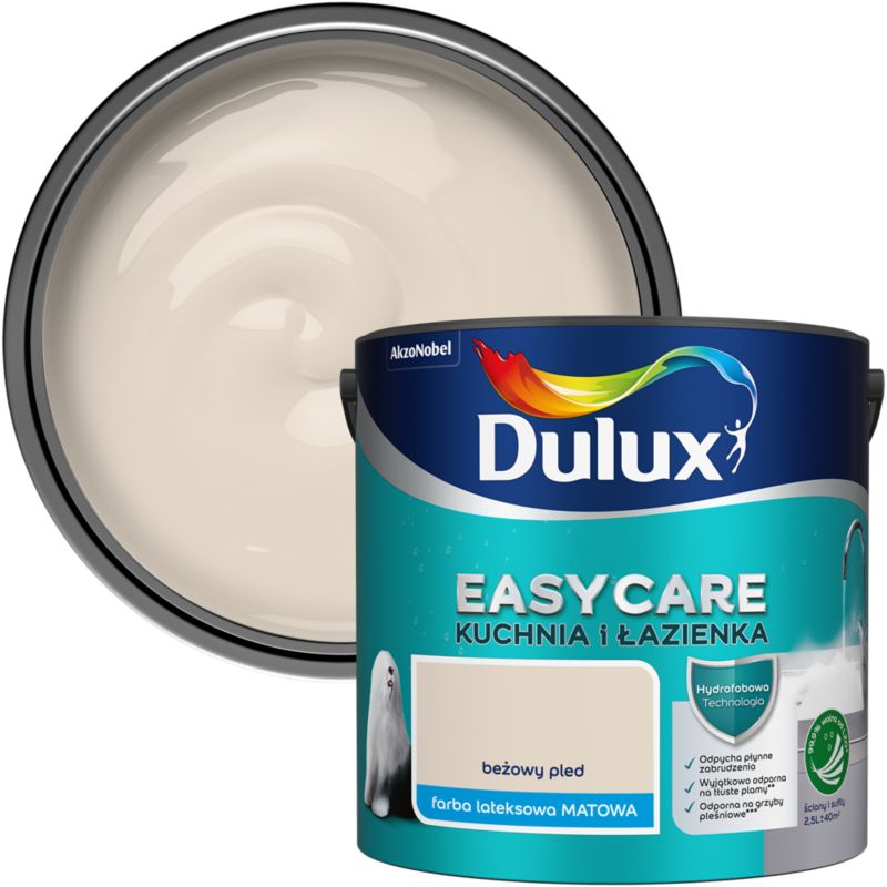 Farba Dulux EasyCare Kuchnia i Łazienka beżowy pled 2,5 l