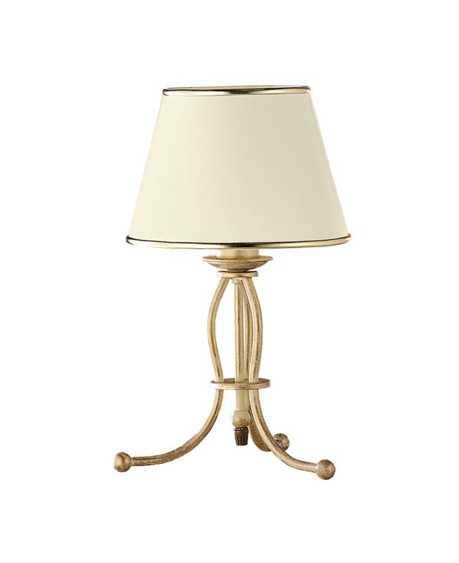 Lampa stołowa Jupiter LAURA ecru 1xE27x20W IP20 wym:38x22x22cm - 1 szt.