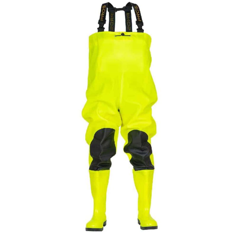 Spodniobuty MAX FLUO z kaloszami bezpiecznymi S5 SBM01 Żółty 43 1 szt.