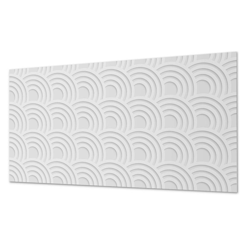 Okładzina Ścienna Z Grafiką PCV ArtPrintCave 120x60 cm Wzór falistych łuków 1 szt.