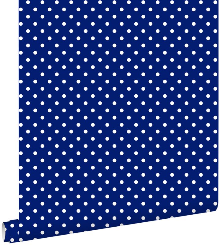 Tapeta ESTAhome kropki niebieskim 53 cm x 10.05 m - 1 rol.