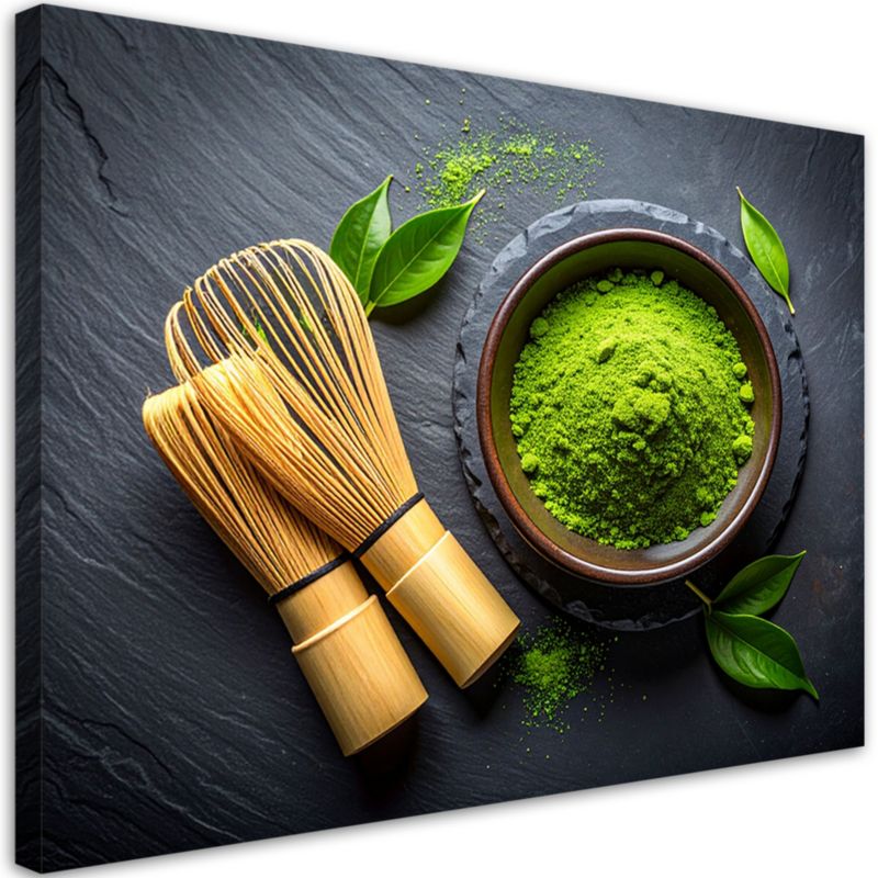 Obraz do kuchni restauracji Feeby Matcha Herbata 90x60cm 1szt