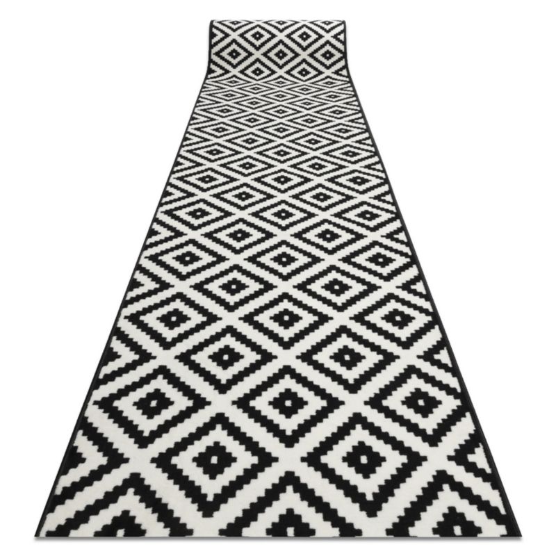 Chodnik RugsX 70x940 cm czarny 179136 1 szt.