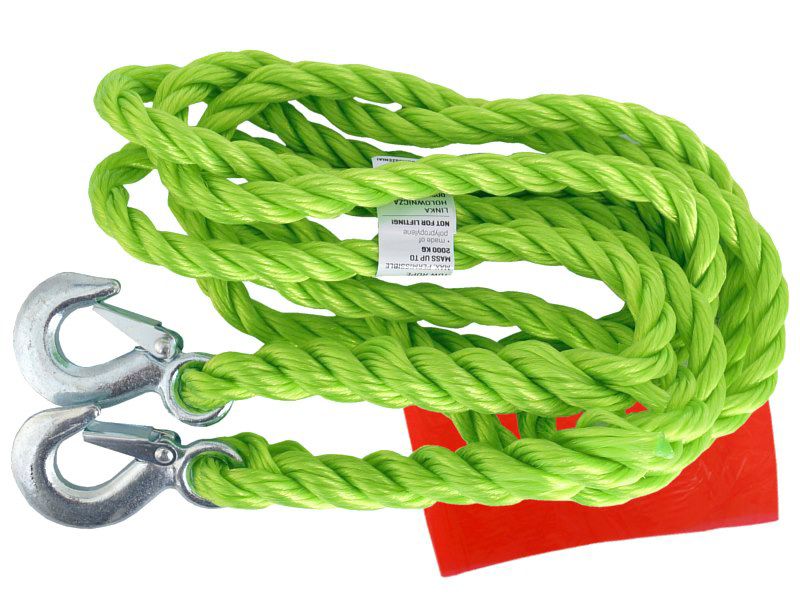 Linka holownicza DMC do 2000 kg pleciona z hakami, 4 m, Heavy Duty, 1szt.