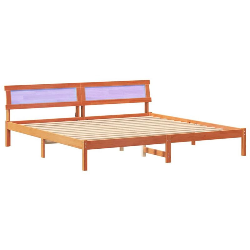 Rama łóżka WaszeMeble 180x200 cm Woskowy brąz sosna WM-872811 1 szt.