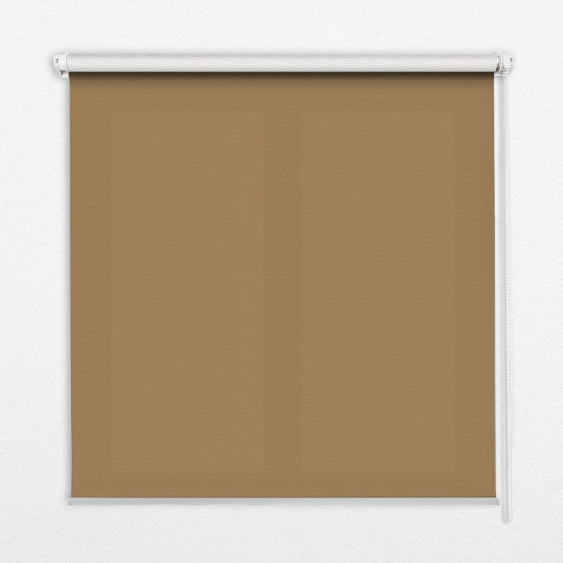 Roleta Wzorzysta Tulup 110x140 cm Brązowy Montaż do ściany/sufitu 1 szt.