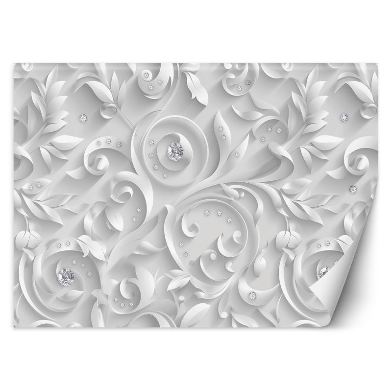 Fototapeta Feeby Wzór Kwiaty Diamenty Glamour 250x175 1 szt