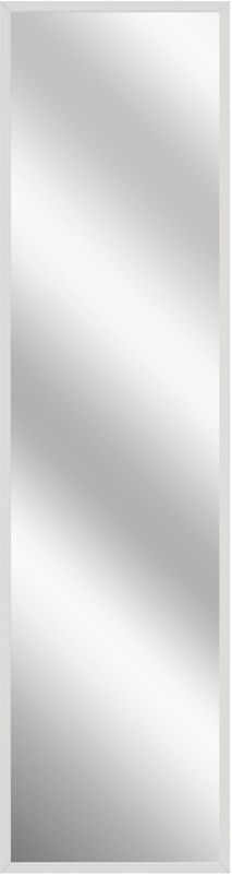 Lustro prostokątne Styler Floryda białe 122x32 cm MDF dekoracyjne ścienne 1 szt.