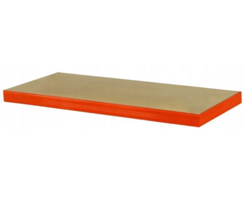 Półka MODO24 do regału metalowego helios 150x40cm 1px175 kg kompletna pomarańczowa 1 kpl.