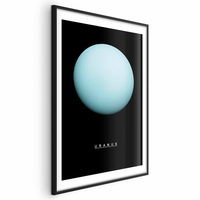 Plakat Artgeist Uran 29,7x42 cm z ramą czarną z marginesem 1 szt