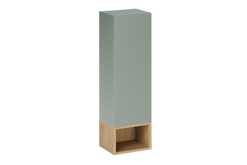 Słupek łazienkowy Furnidea 30 cm zielony mat dąb Cremona Aster 1 szt.