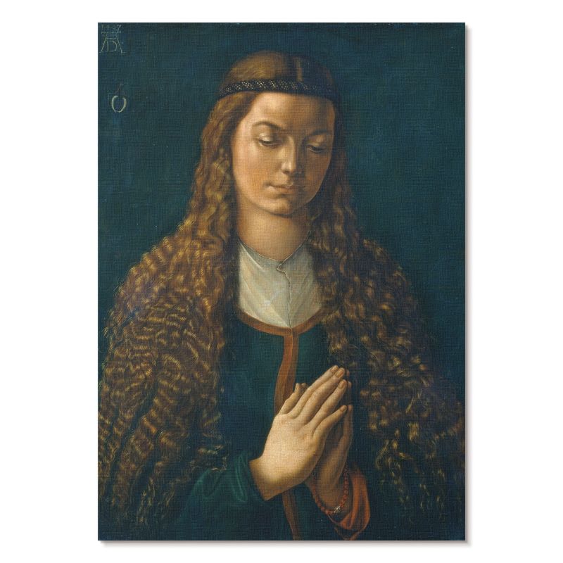 Obraz Plakat Canvas Tulup 42x59,4 cm (A2) Portret młodej kobiety Do sypialni, salonu, biura 1 szt.