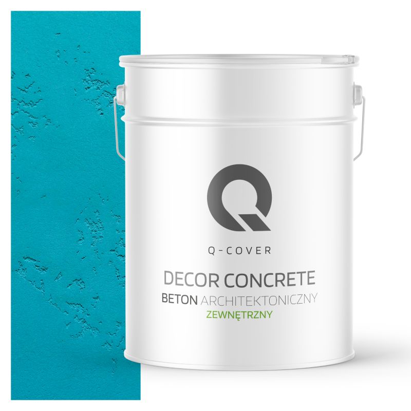 Beton Architektoniczny Zewnętrzny Q-Cover Turkusowy Ciemny H1321 15KG