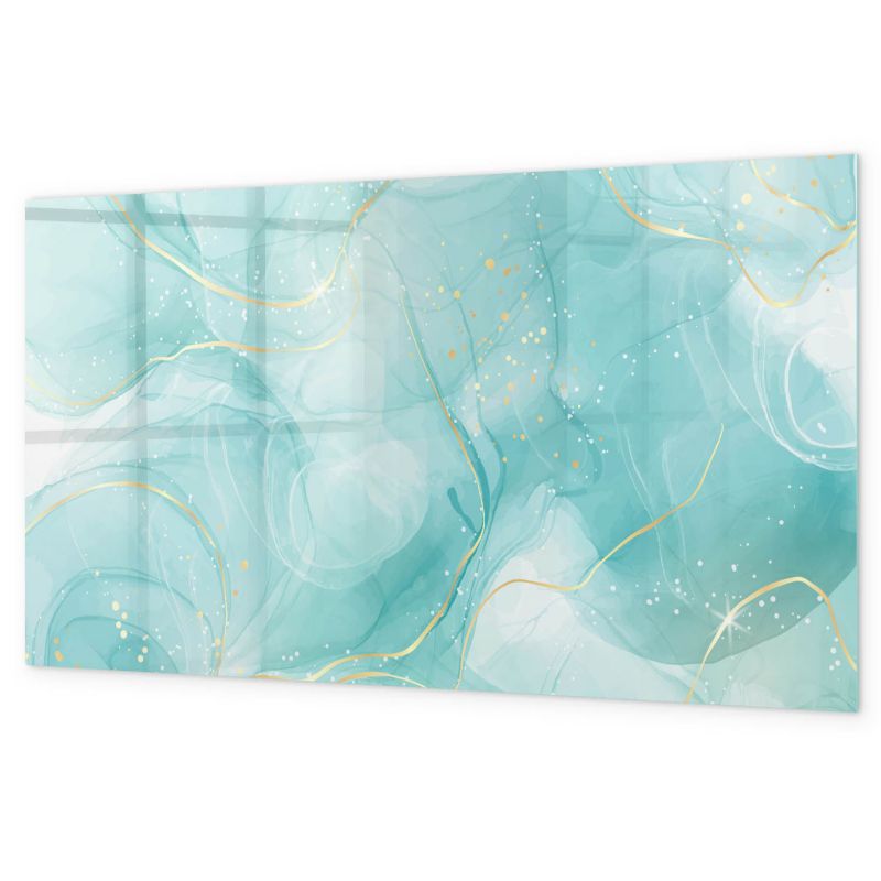 Tablica Magnetyczna Do Pisania Tulup 120x60 cm Abstrakcja marmur Z magnesami, gąbką i Czarny marker 1 kpl