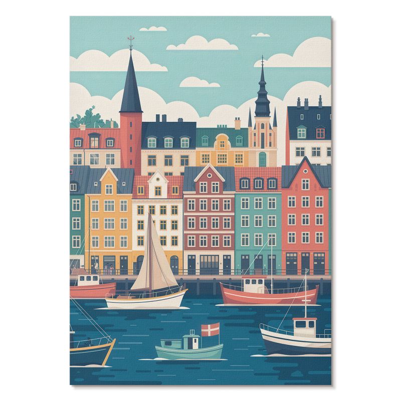 Obraz Plakat Canvas Tulup 42x59,4 cm (A2) Skandynawia urok Do salonu, sypialni, biura 1 szt.