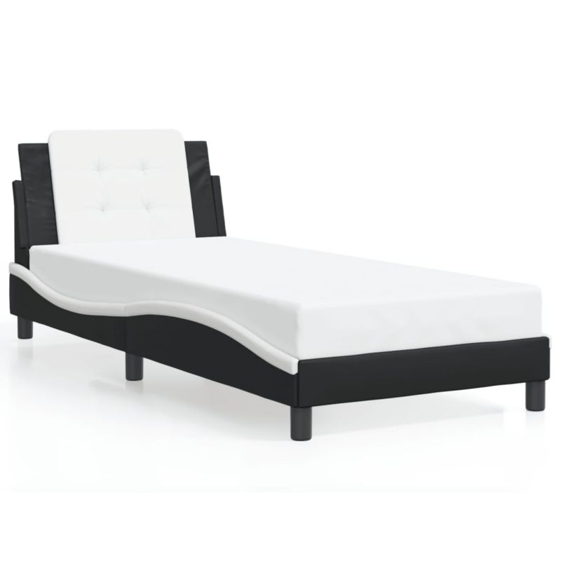 Łóżko tapicerowane WaszeMeble 80x200 cm czarne WM-3208147 1 szt.