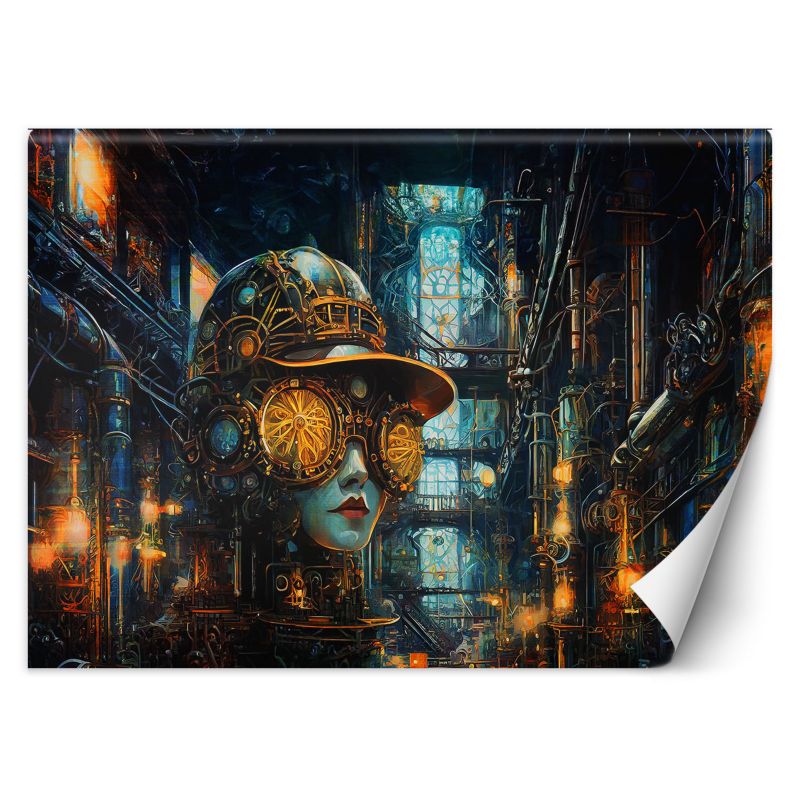 Fototapeta Feeby Kobieta Abstrakcja Steampunk 350x245 1 szt