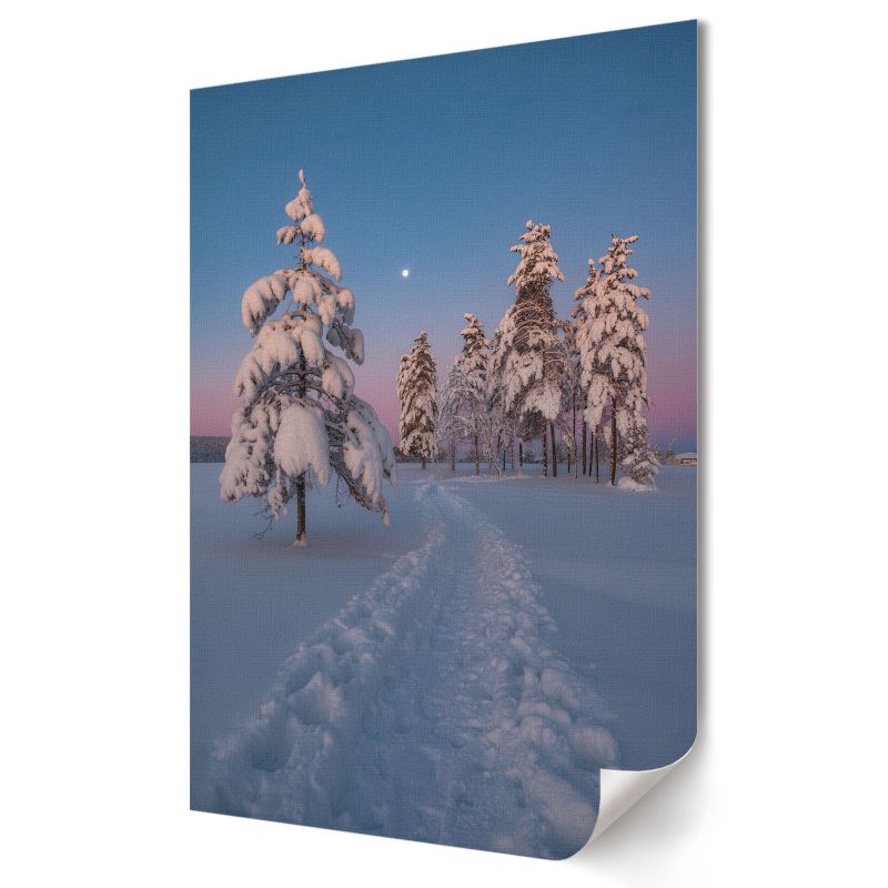 Plakat na ścianę Wallfluent Format A4 Zimowy krajobraz Artysta Lunori 1 szt.