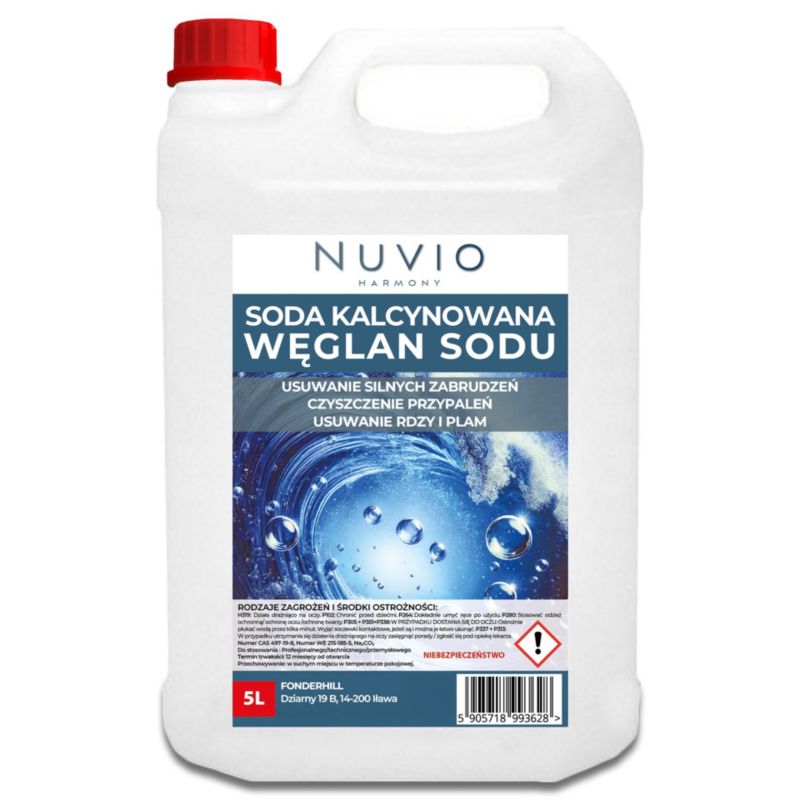 Soda kalcynowana NUVIO węglan sodu 5L.