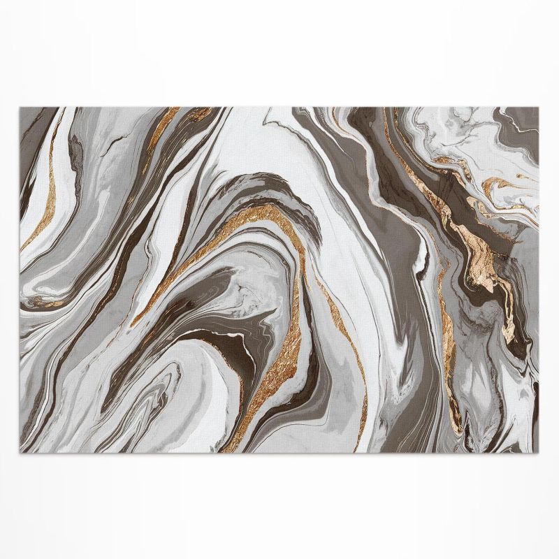 Winylowy Chodnik Zewnętrzny Wallfluent 60x90 cm Marmur glamour dekoracyjna abstrakcja 1 szt.