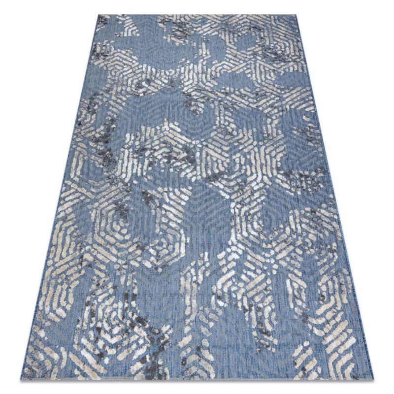 Dywan zewnętrzny Sole RugsX 80x150 cm niebieski BA006 1 szt.
