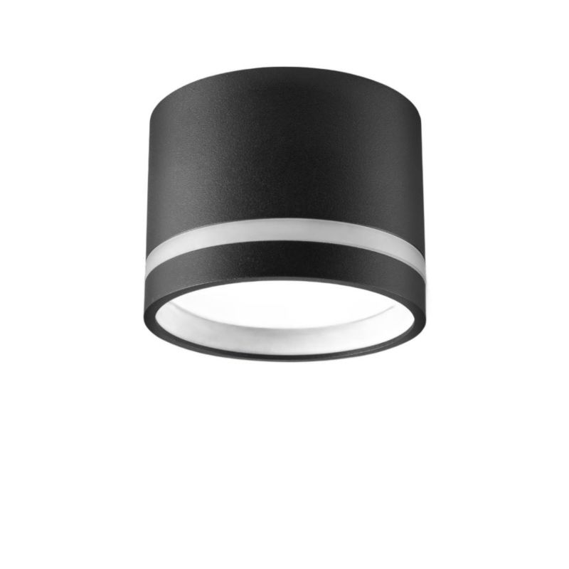 Reflektor sufitowy Polux Paris czarno-szary 1 x GX53 x 6W IP20 wym: 5,4 x 8,3 x 8,3 cm - 1 szt.