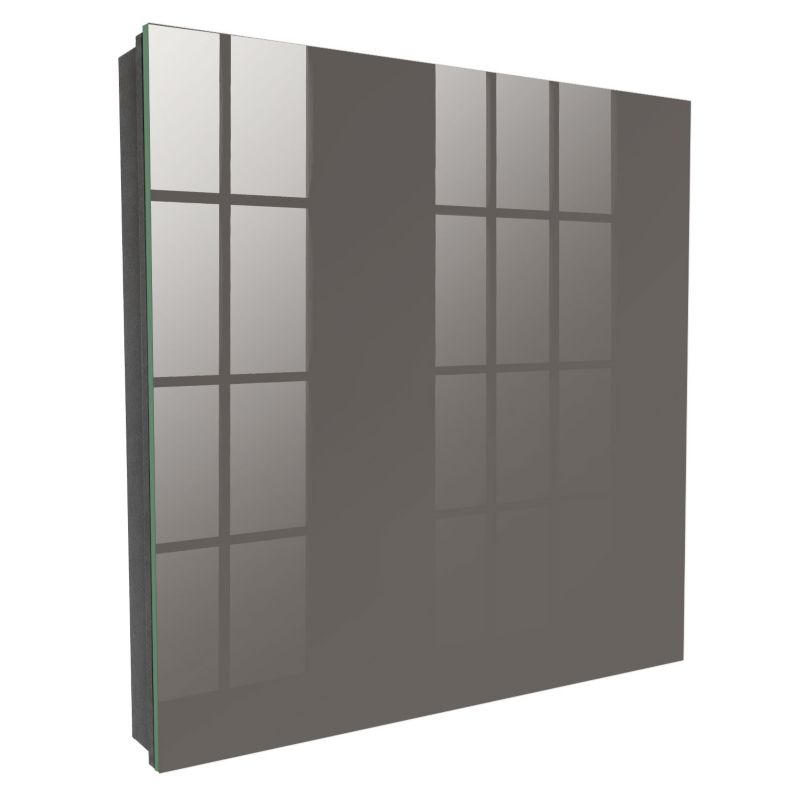 Metalowa Skrzynka Na Klucze Tulup 30x30 cm Ciemny szary - Czarna - Otwierana na lewo 1 szt.