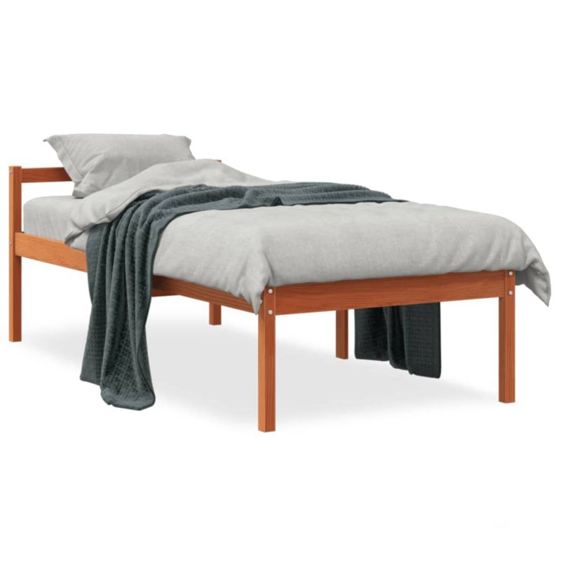 Rama łóżka WaszeMeble 80x200 cm Woskowy brąz sosna WM-844150 1 szt.