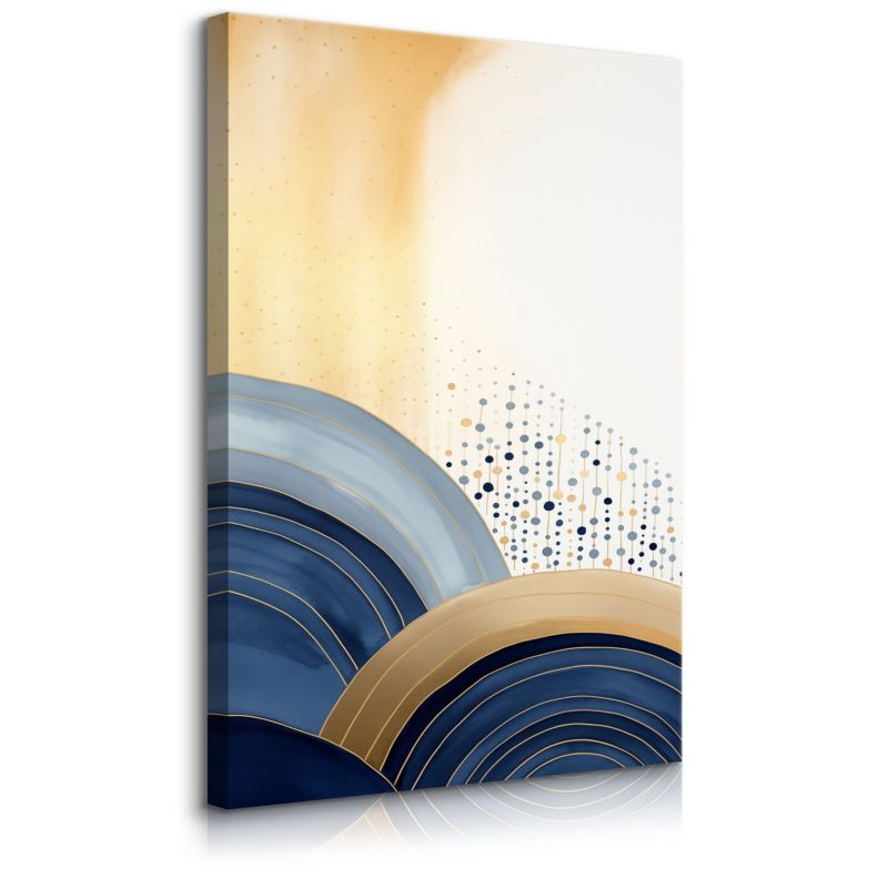 Obraz Muralo Do Sypialni Ornamenty Abstrakcja Styl Glamour Akwarele 60x90 cm 1 szt.