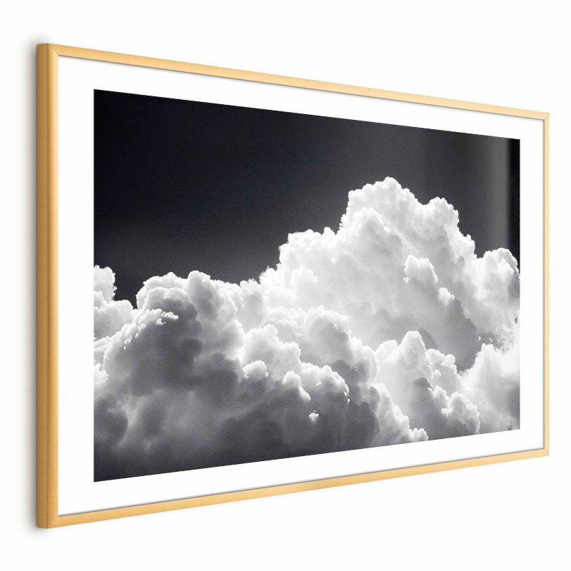 Plakat Artgeist Gra słonecznego światła 90x60 cm z ramą złotą 1 szt