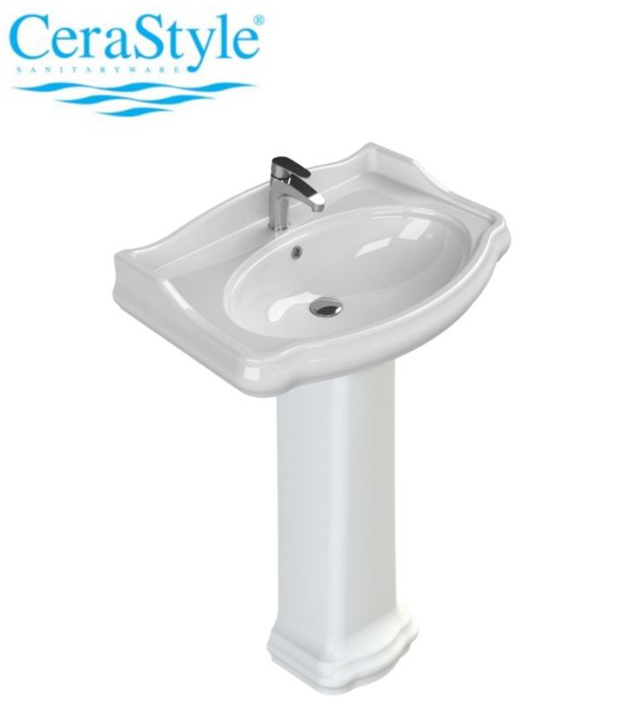 Umywalka Domotechnika ceramiczna RETRO 80x54cm z postumentem 1szt