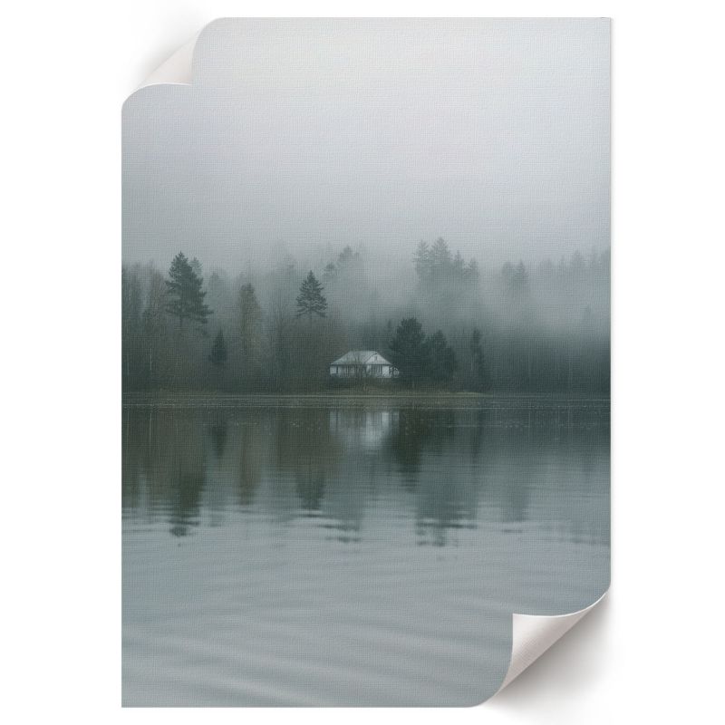 Plakat Dekoracyjny ArtPrintCave 42x59,5 cm Zamglony krajobraz Obel Z. 1 szt.