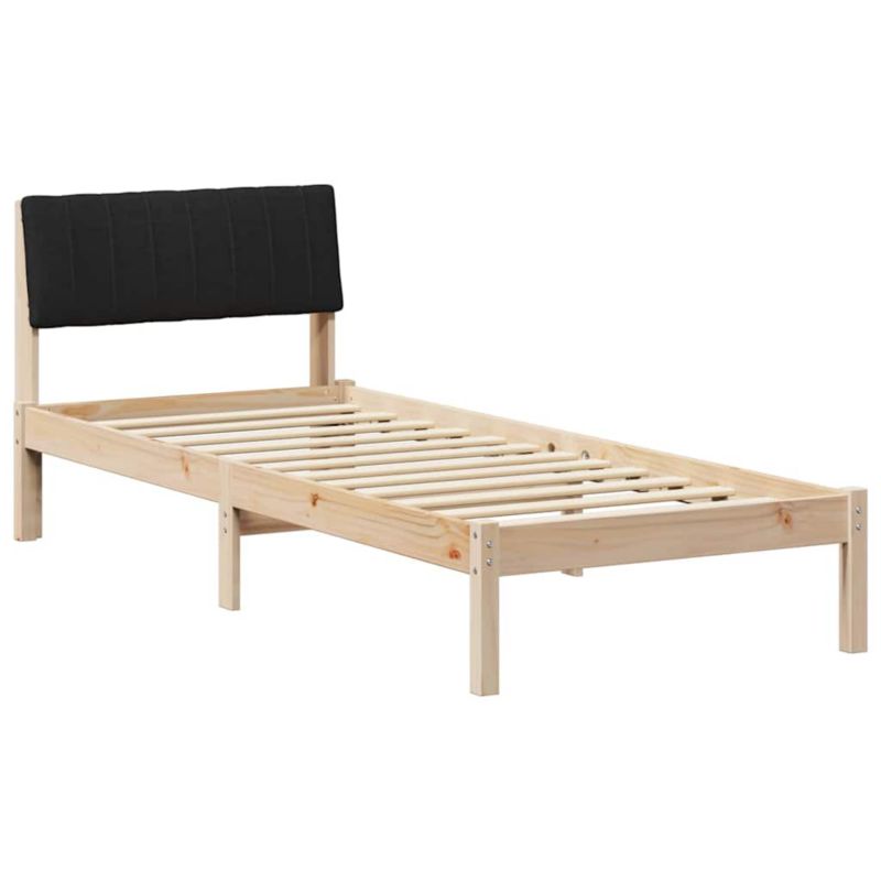Łóżko Drewniane WaszeMeble 75x190 cm Brązowe WM-878721 1 szt.