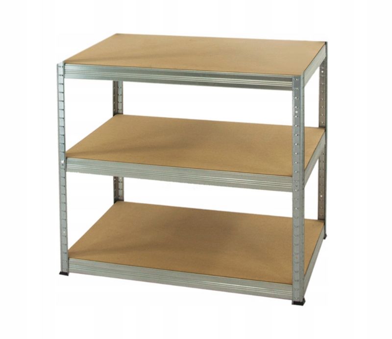 Regał magazynowy garażowy metalowy MODO24 ocynkowany helios 106x110x30cm 3 półki po 350 kg 1 szt.