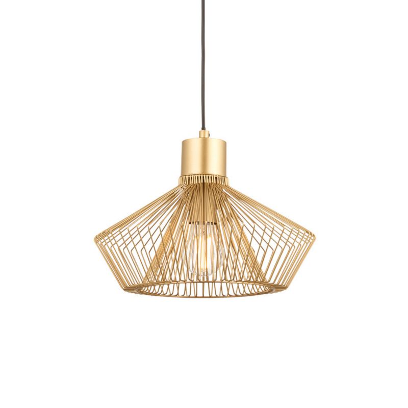 Lampa wisząca Endon KIMBERLEY złota 1xE27x20W IP20 wym:155x31x31cm - 1 szt.