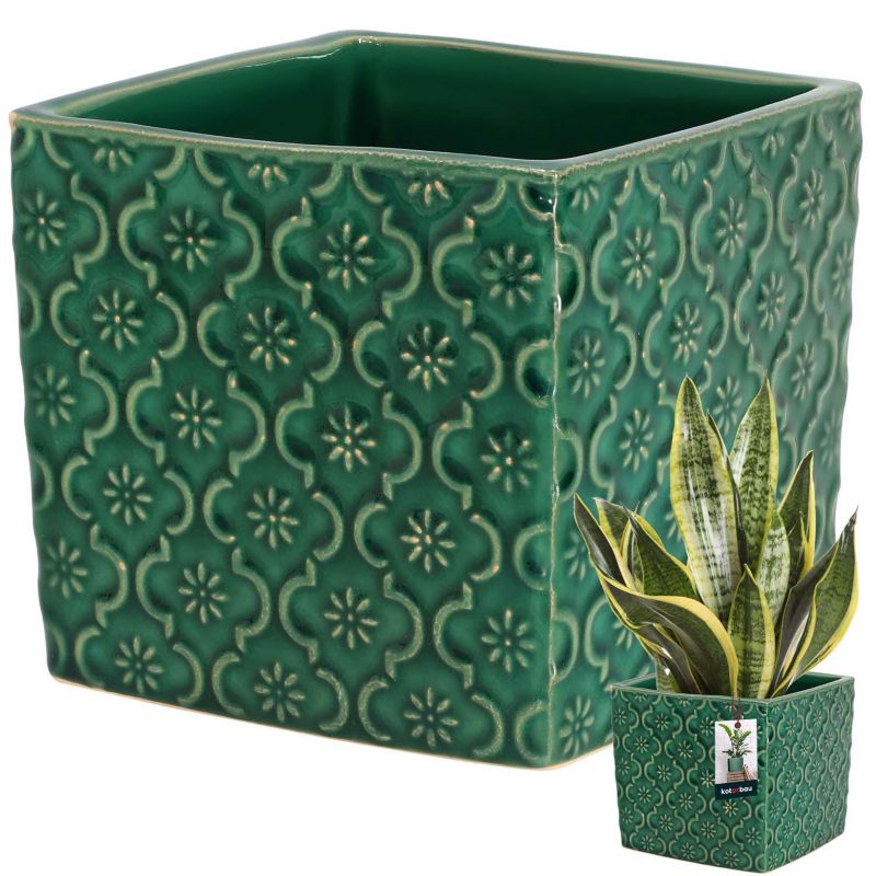 Doniczka ceramiczna KOTARBAU vintage 13x13 cm 1 szt
