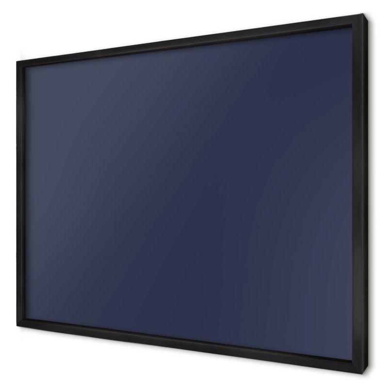 Tablica magnetyczna dekoracyjna Wallfluent 70x50 Ciemny granatowy w czarnej ramie 1szt