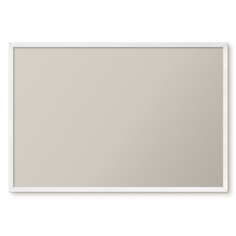 Tablica Magnetyczna Tulup 60x40 cm Ciepły kamienny - Biała rama Do sypialni, salonu 1 szt.