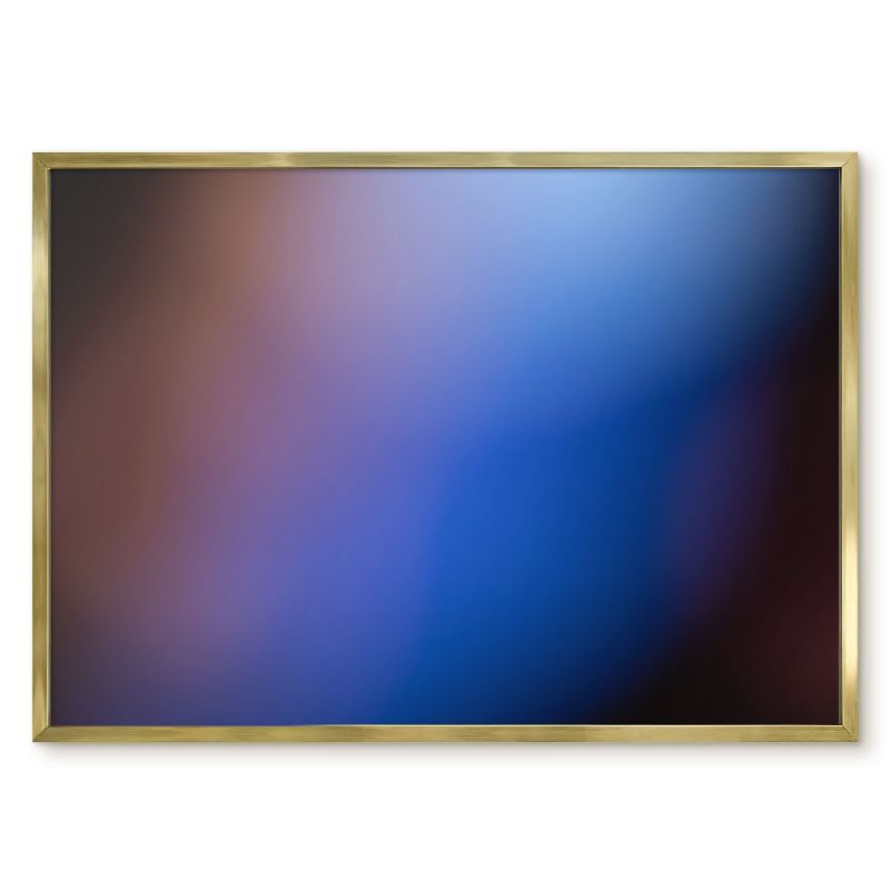 Tablica Do Magnesów Tulup 70x50 cm Kolory równowagi - Złota rama Do salonu, sypialni 1 szt.