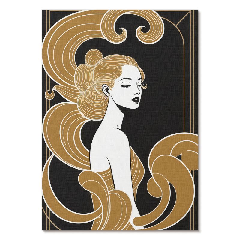 Plakat na Ścianę Tulup 21x29,7 cm (A4) Artystyczna elegancja Do salonu, sypialni, biura 1 szt.