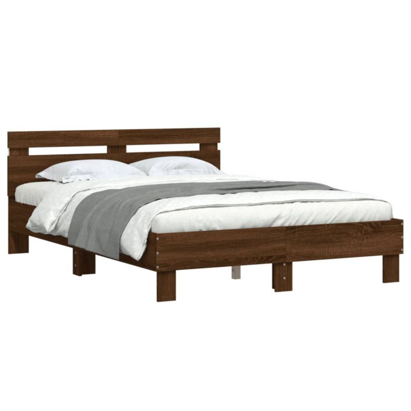 Łóżko drewniane WaszeMeble 120x190 cm brązowy WM-3207580 1 szt.