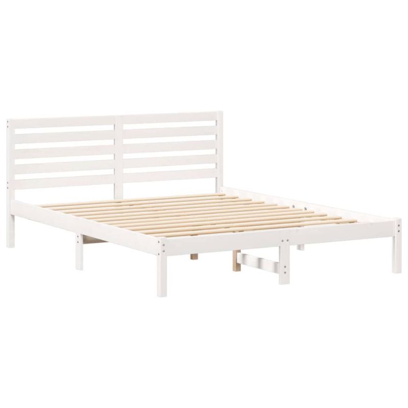 Łóżko drewniane WaszeMeble 150x200 cm biały WM-872285 1 szt.