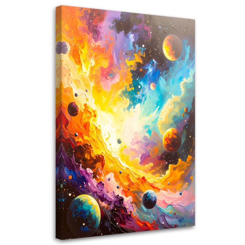 Obraz do salonu Feeby Wszechświat Kosmos Planety 80x120cm 1szt