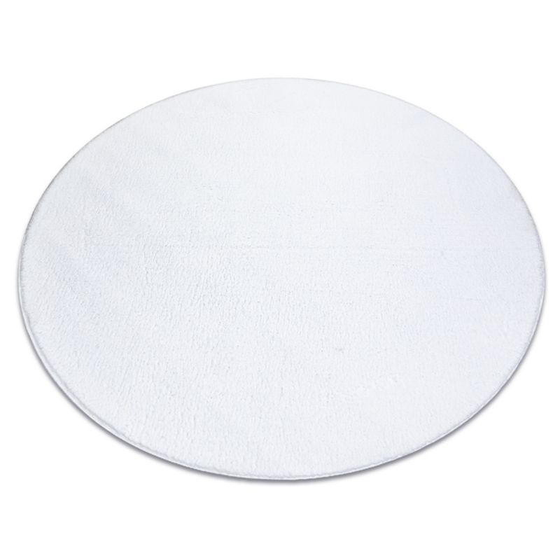 Dywan dla dzieci Lindo RugsX koło 80 cm biały P080 1 szt.