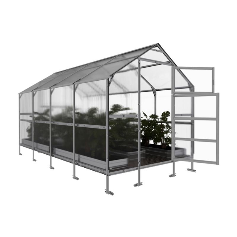 Szklarnia KLASIKA BERNARD 2,35 x 4 m (9,4 m²), 4 mm z powłoką z poliwęglanu 1szt.
