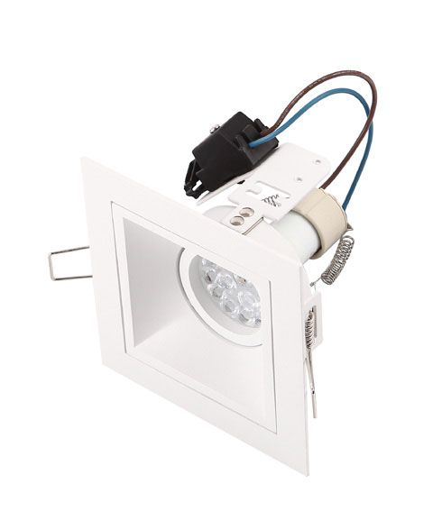 Oprawa wpuszczana Maxlight HIT biała 1xGU10x10W IP20 wym:8,5x11,5x11,5cm - 1 szt.