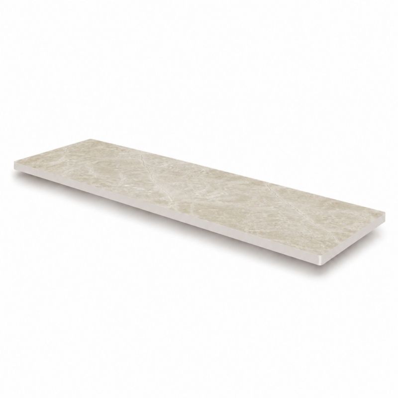 Półka łazienkowa KOLM wodoodporna HPL 12 mm Cream Navona K367PH 100x12 cm 1szt.