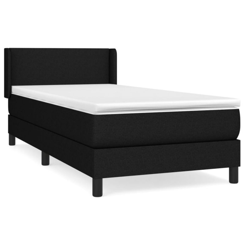Łóżko z materacem WaszeMeble 80x200 cm czarny WM-3129507 1 szt.