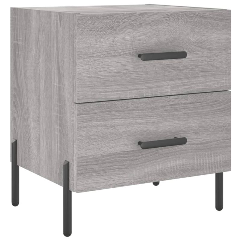 Szafka nocna WaszeMeble szary dąb sonoma WM-827336 1 szt.