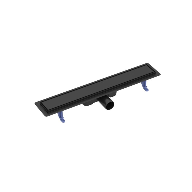 Odpływ liniowy Cersanit Tako 60 cm czarny mat z rusztem dwustronnym 1 szt.